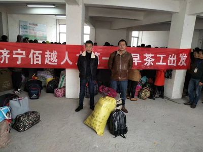 采茶工到站
